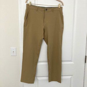 Free Fly Men's Stretch Pant  - Slim Cut - Tan (34/30)